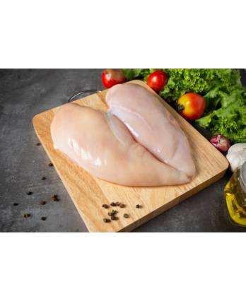 无皮鸡胸肉 Chicken Breast Skinless (2kg/pkt)