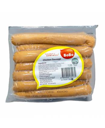 热狗原味鸡肉香肠(长) BOBO Chicken Sausage (Long) (1kg)