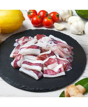L苏东切带皮 Sotong Cut with Skin Grade AA (1.4kg/pkt)