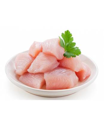 无皮鸡丁 Chicken Cube Skinless (2kg/pkt)