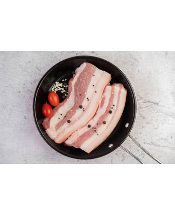 猪带皮三层肉(巴西) Pork Belly On Single Ribbed Skin On(Brazil) (1kg)