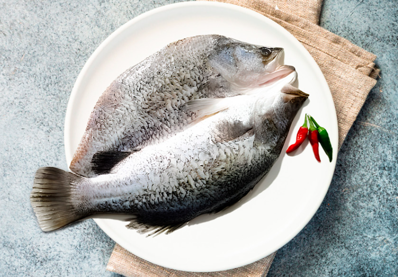 新鲜金目鲈鱼开蝴蝶 FRESH SEABASS BUTTERFLY CUT