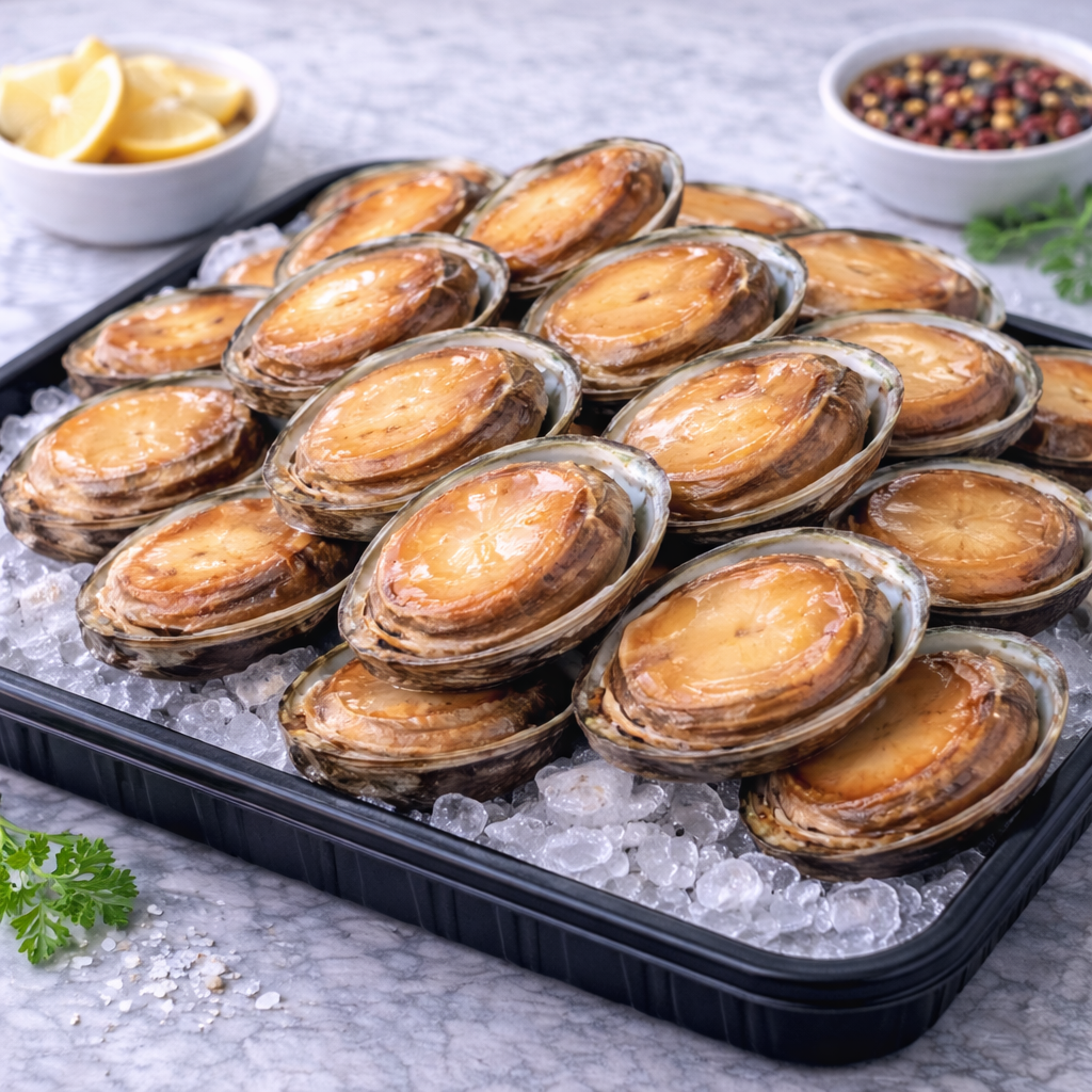 半壳鲍鱼 27S  FISHER'S CATCH HALF SHELL ABALONE (1KG/PKT)
