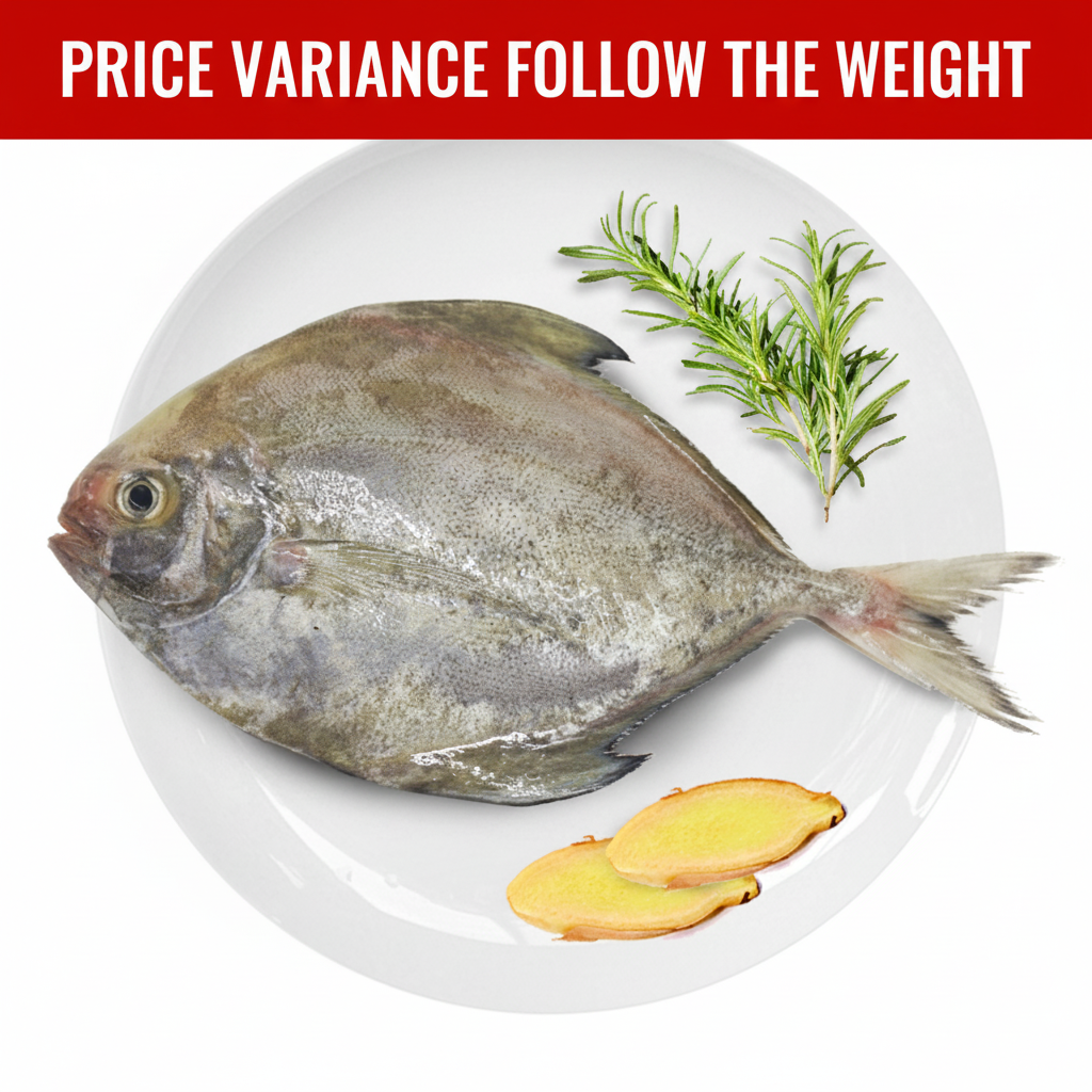 黑鲳鱼 FZ BLACK POMFRET CLEANED