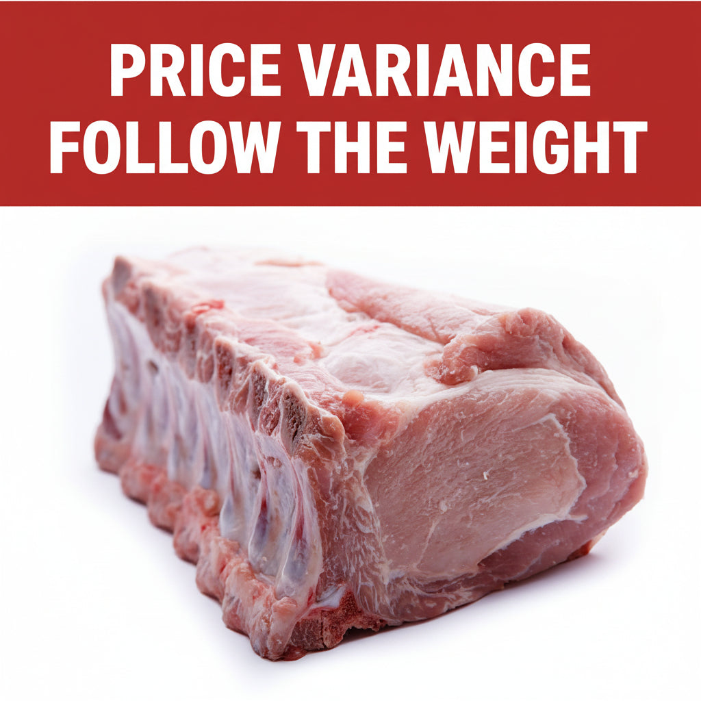 猪毛骨 PORK LOIN BONE IN-KG