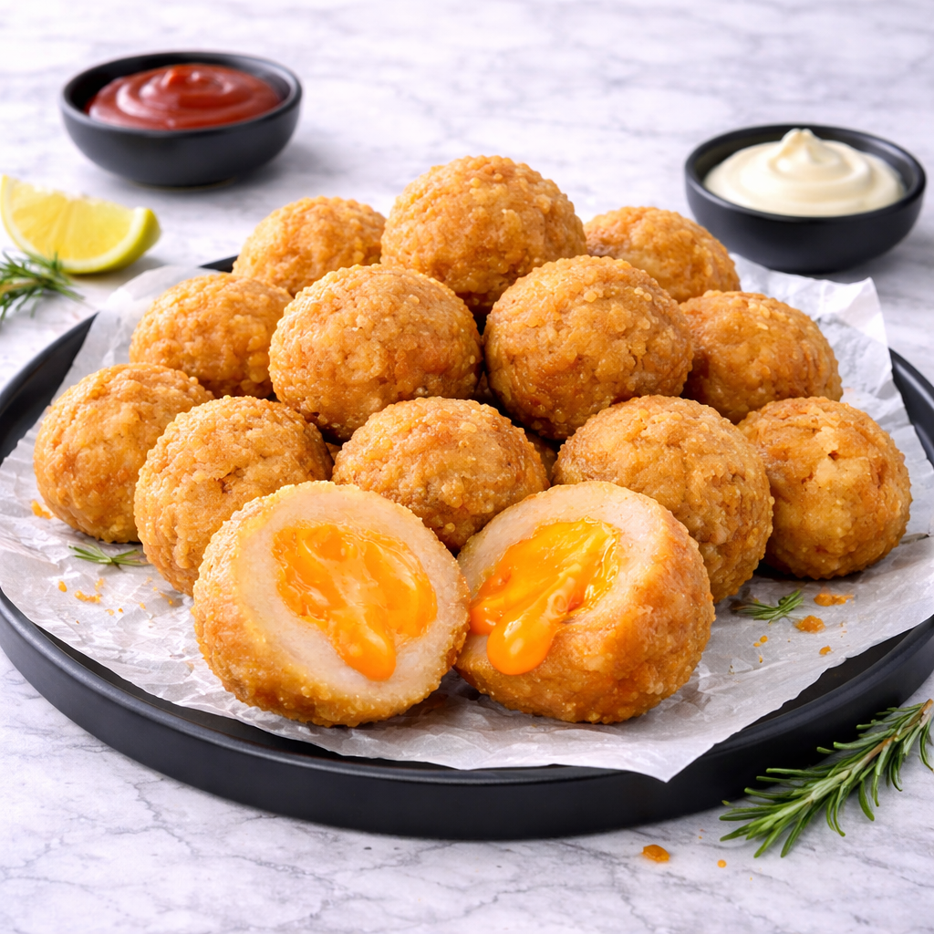 芝士鸡肉丸CHICKEN CHEEZ MEAT BALL(500G/PKT)