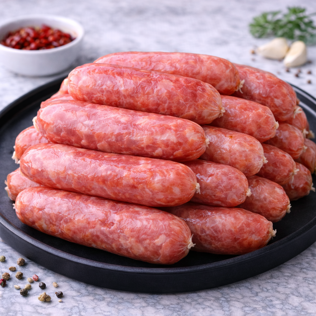 台湾香肠 CHINESE SAUSAGE PORK TAIWAN(500GMX5PKT)