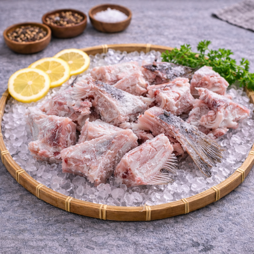 鲜冻石斑鱼骨  FREH GROUPER FISH BONE