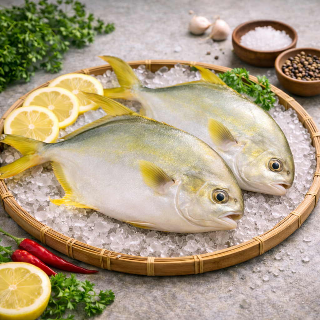 新鲜金鲳鱼 FRESH GOLD POMFRET