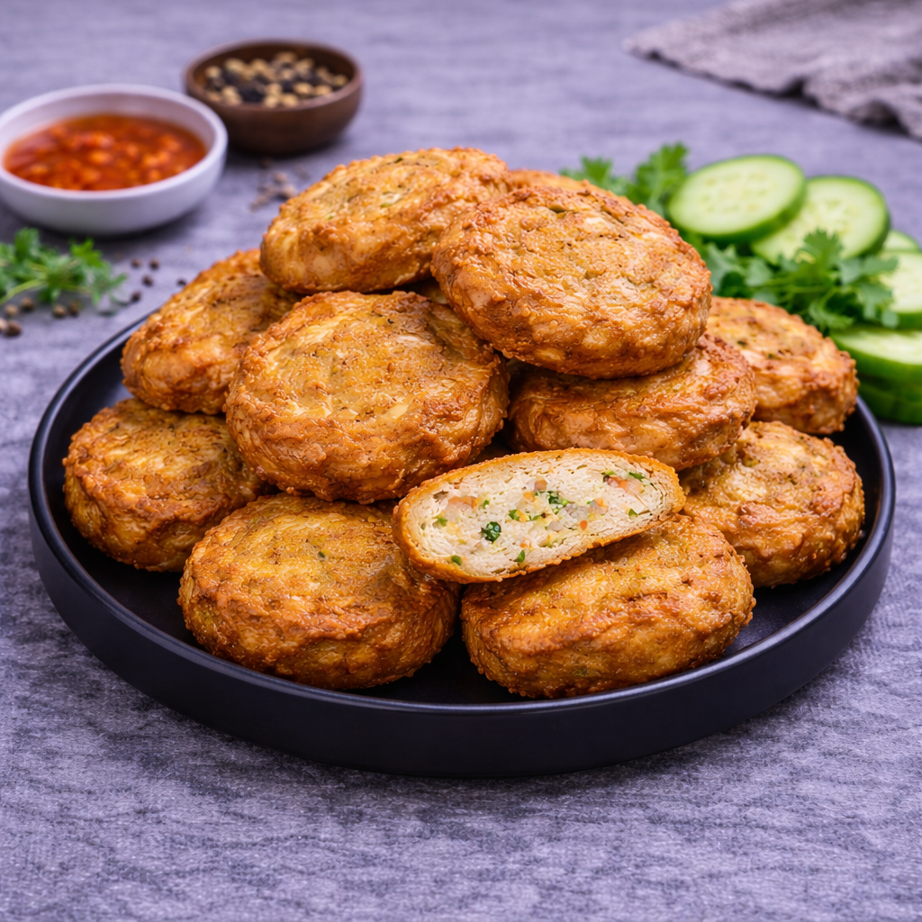 炸鱼饼 FRIED FISH CAKE (1KG*6PKT/CTN)