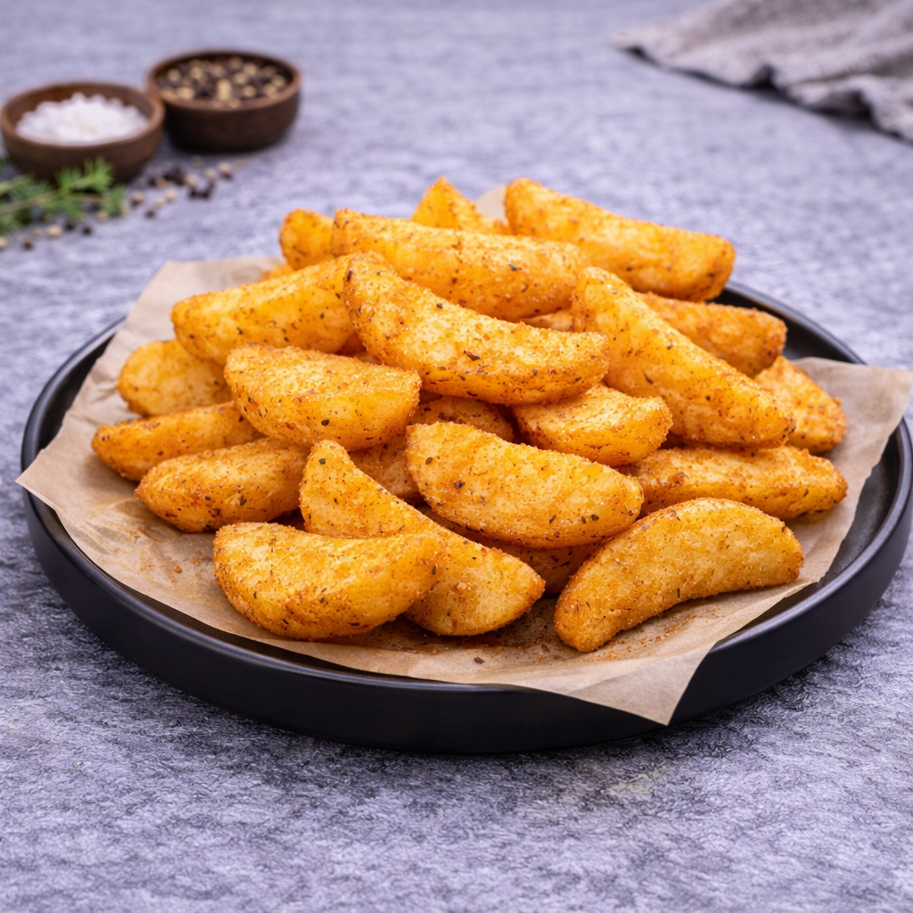 月形薯片 FROZEN SEASONED WEDGES FARM FRITES(2KG*6PKT/CTN)