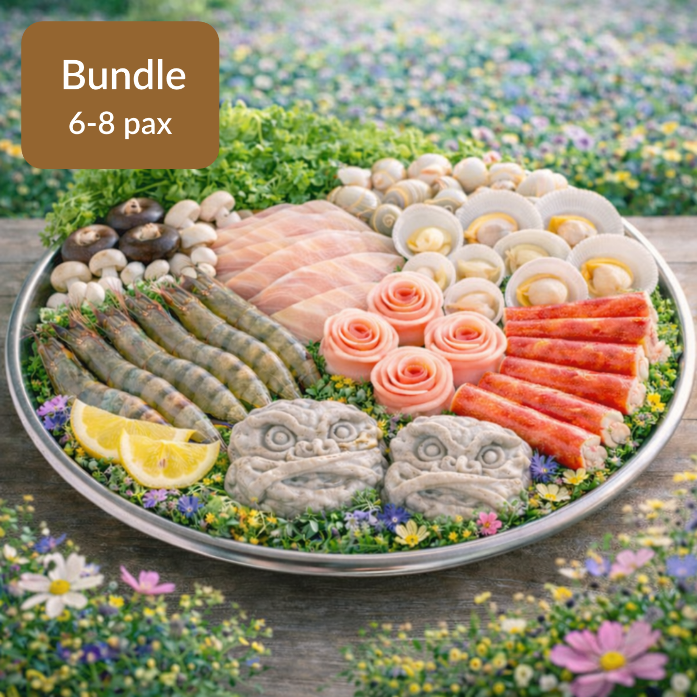 NEW FRESH STEAMBOAT BUNDLE 6-8 PAX (PRE-ORDER 3DAY BEFORE)