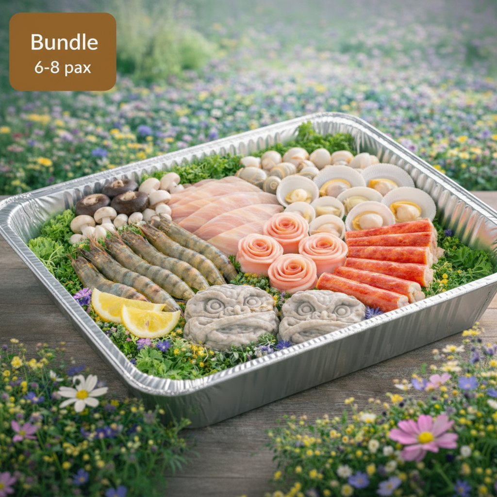 NEW FRESH STEAMBOAT BUNDLE 6-8 PAX (PRE-ORDER 3DAY BEFORE)