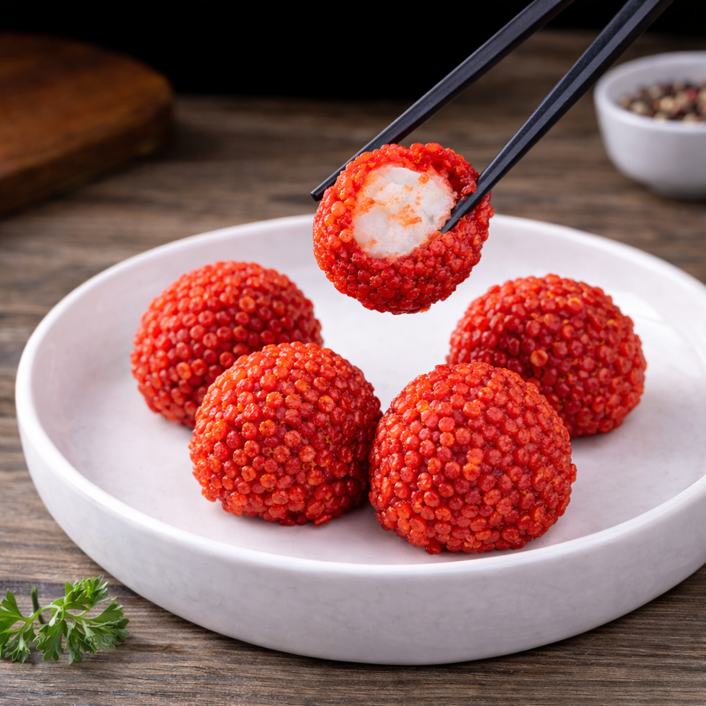 荔枝虾球 LYCHEE SHRIMP BALL(10PCS/PKT)(200G*15PKT/CTN)