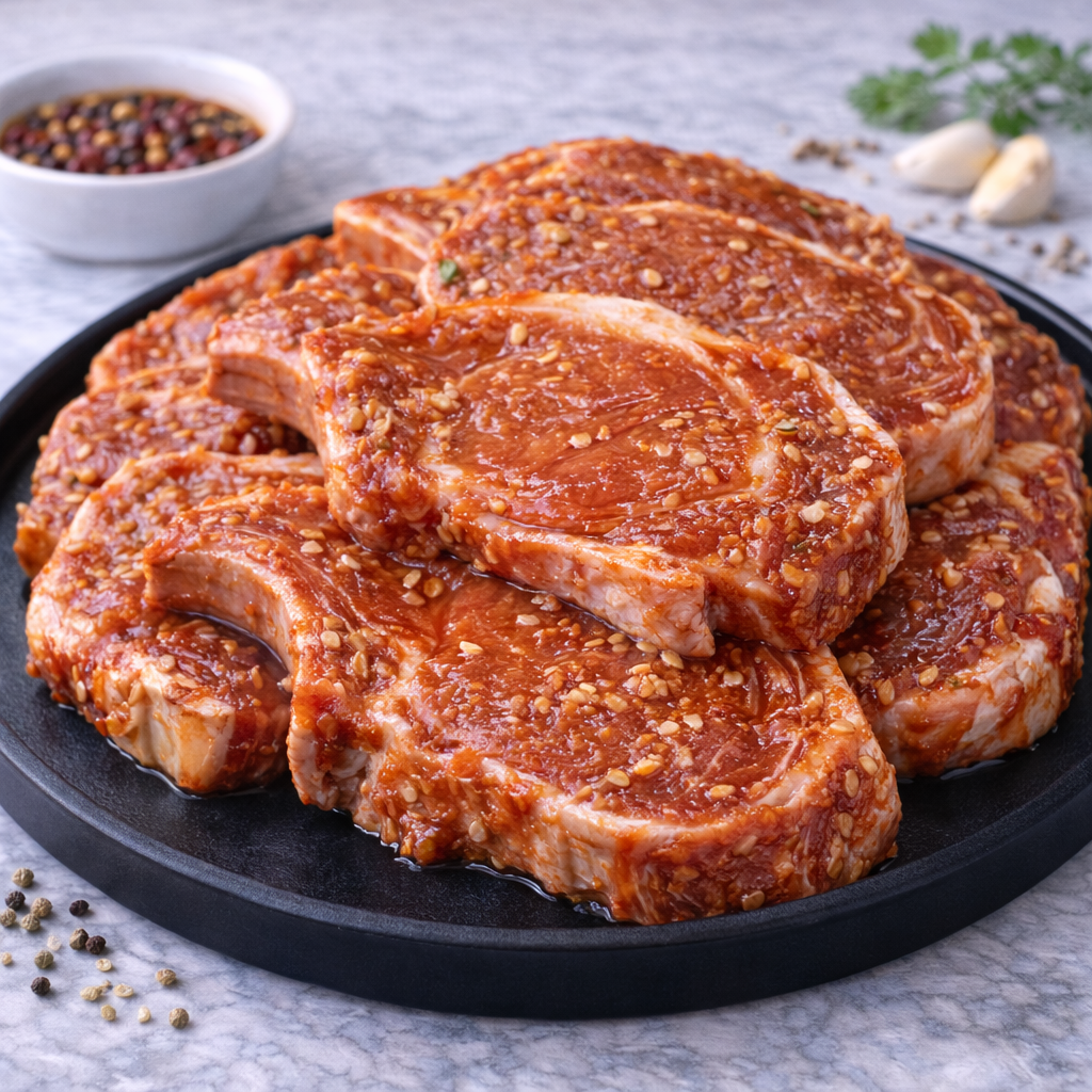 腌制猪扒MARINATED PORK CHOP(1KG/PKT)