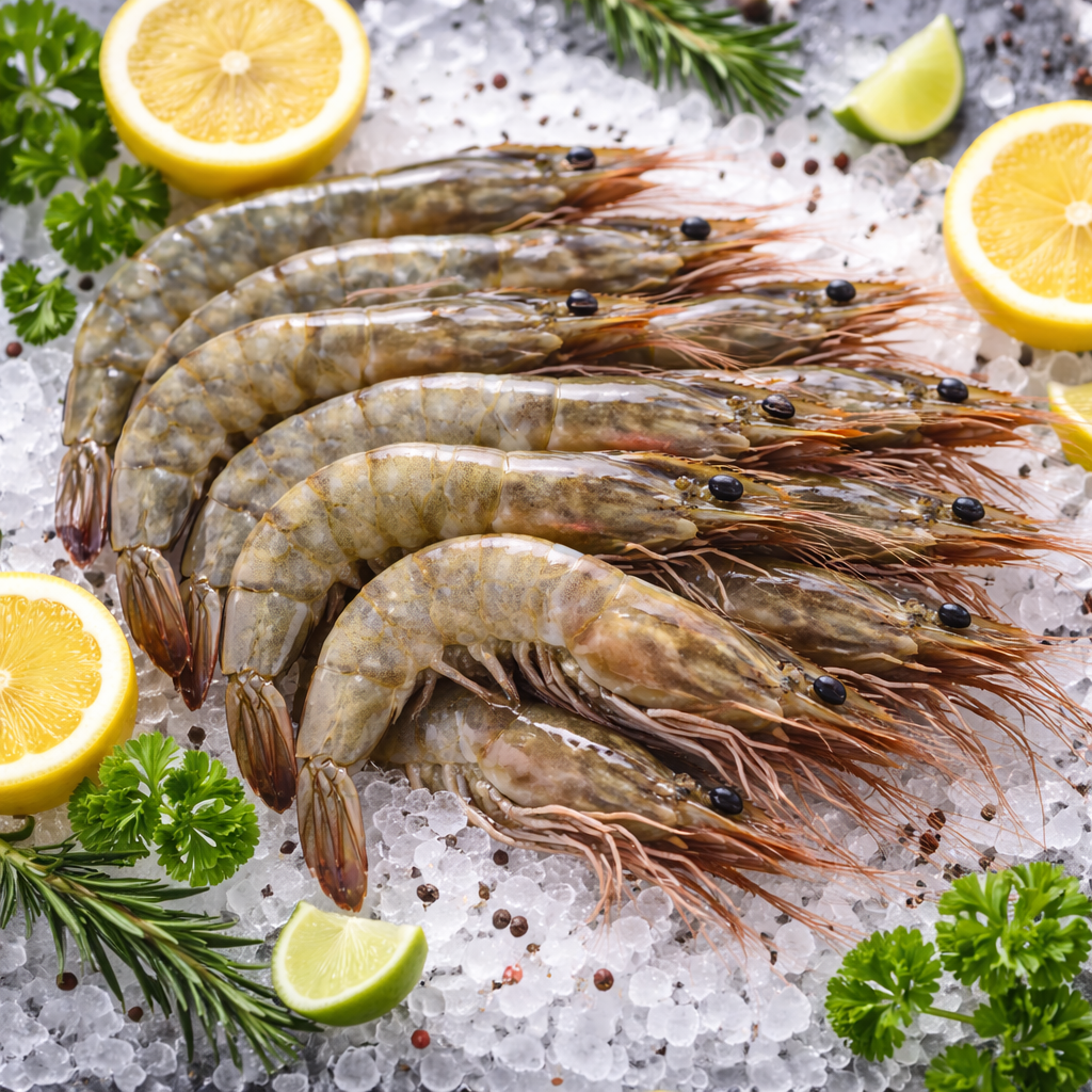 厄瓜多尔整虾 HRIMP HOSO RAW SHRIMP (2KG*6BOX/CTN)