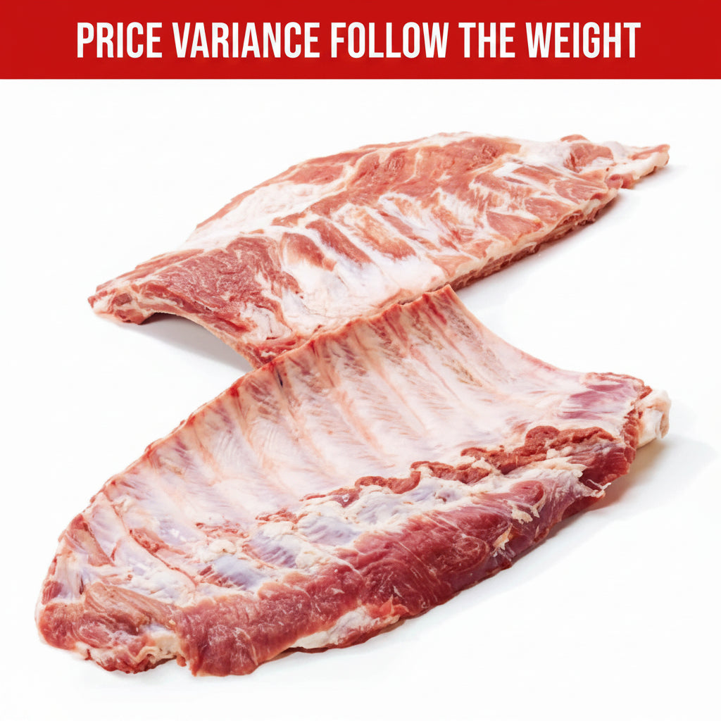 猪大排(腩排)中肉 PORK SPARE RIB -KG