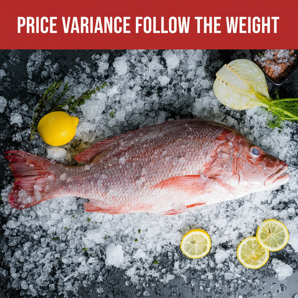 新鲜红鲷鱼 (红皂鱼) FRESH RED SNAPPER / IKAN JENAHAK